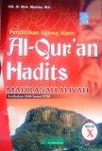 Image of Pendidikan Agama Islam Al-Qur'an Hadits MA kelas X Kurikulum 2006 sesuai KTSP