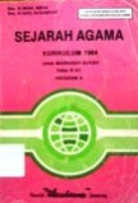 Image of Sejarah Agama untuk MA kelas III A1 Program A