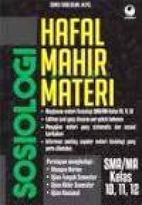Image of Hafal  Mahir Materi SOSIOLOGI SMA/MA Kelas 10, 11, 12