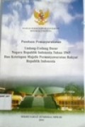 Panduan Pemasyarakatan UUD Dasar Negara RI Tahun 1945 dan Ketetapan MPR RI