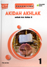 Image of Paham Ilmu - Akidah Akhlak 1 untuk MA kelas X K-13 KMA 183