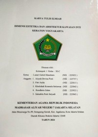 Image of KTI : Dimensi Estetika dan Arsitektur kawasan Inti Keraton Yogyakarta