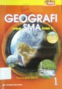 Image of Geografi untuk SMA kelas X kurikulum 2004 berbasis kompetensi