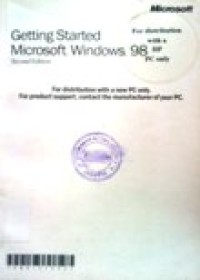 Image of Getting Started Microsoft Windows 98