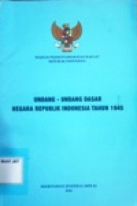 Image of Undang Undang Dasar Negara Republik Indonesia Tahun 1945