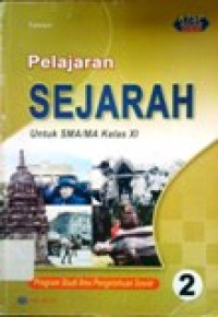 Image of Pelajaran Sejarah 2 untuk SMA/MA kelas XI program studi IPS