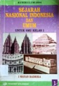 Sejarah Nasional Indonesia dan Umum untuk SMU kelas 1 kurikulum 1994