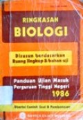 Ringkasan Biologi panduan ujian masuk perguruan tinggi negeri 1986