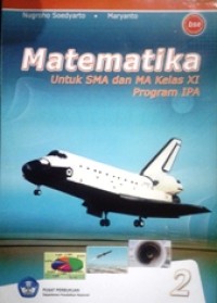 Image of Matematika 2 untuk SMA dan MA kelas XI Program IPA - BSE