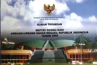 Image of Bahan Tayangan Materi Sosialisasi UUD Negara RI Tahun 1945