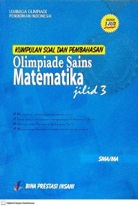 Image of Kumpulan Soal dan Pembahasan Olimpiade Sains: Matematika Jilid 3 SMA/MA